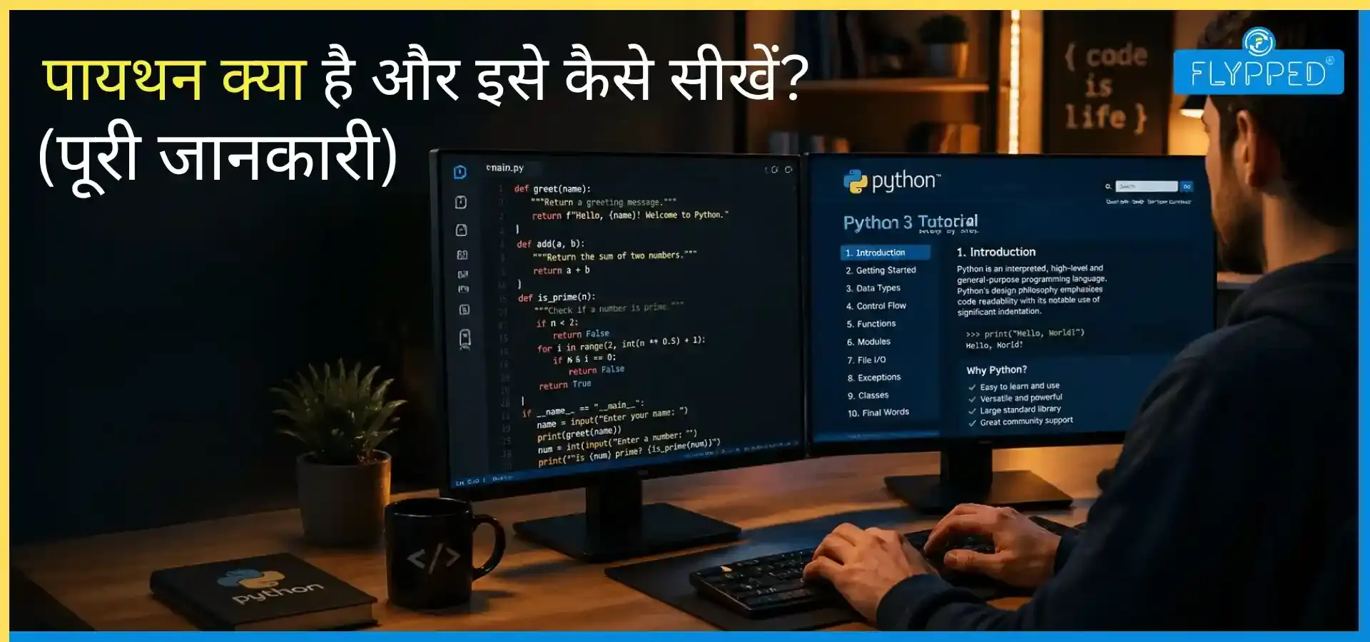 Python Meaning in Hindi: पायथन क्या है और इसे कैसे सीखें? (पूरी जानकारी)