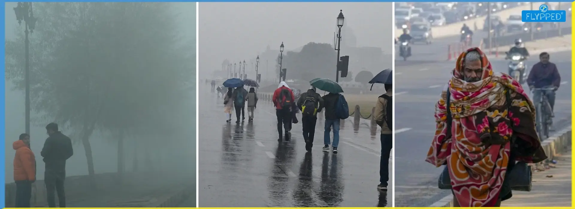 उत्तर में शीतलहर, दक्षिण में तूफान! आखिर कैसा रहेगा आज का मौसम?