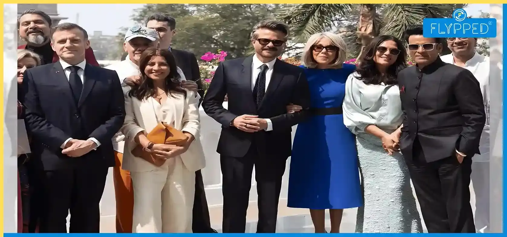 मुंबई में फ्रांस के राष्ट्रपति की बॉलीवुड सितारों से मुलाकात