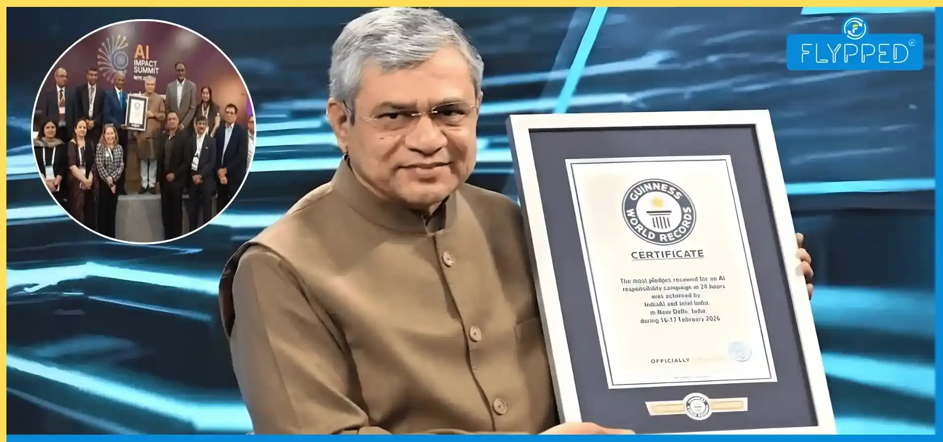 भारत ने बनाया नया गिनीज वर्ल्ड रिकॉर्ड, AI Impact Summit 2026 में ऐतिहासिक उपलब्धि