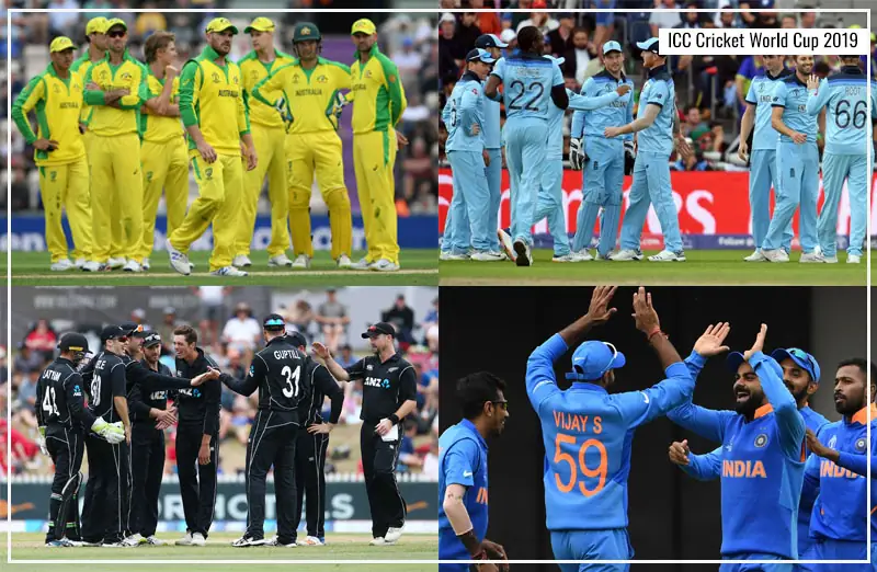 ICC Cricket World Cup 2019 - सेमीफाइनल में इन 4 टीमों का पहुंचना लगभग तय