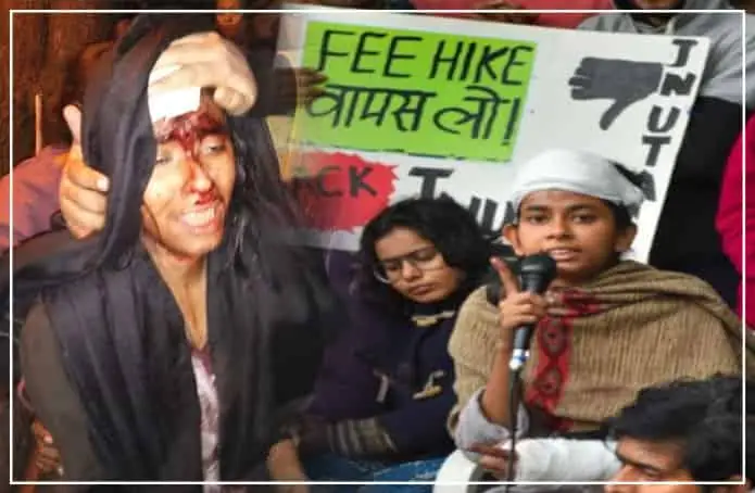 जेएनयु  हिंसा  में घायल हुई छात्रा नेता आइशी घोष के खिलाफ एफआईआर -जानिए पूरा मामला