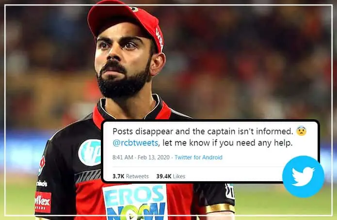 RCB  ने सोशल मीडिया पर किया  कुछ ऐसा की विराट कोहली सहित  कई भारतीय क्रिकेटर  हैं परेशान