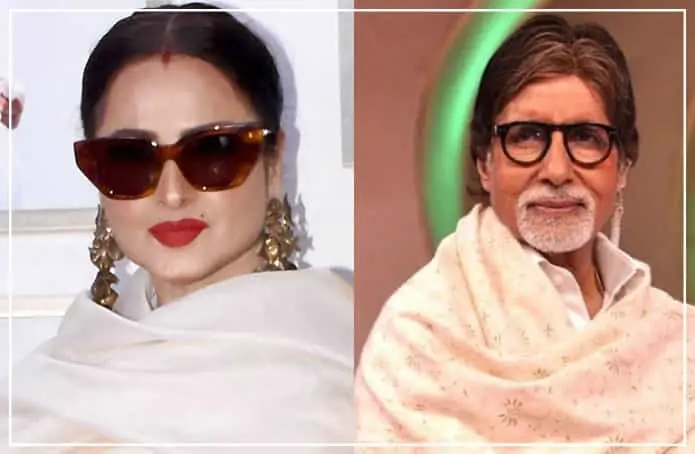 अमिताभ को देखकर ये क्या बोली रेखा ,लोग हुए हंसी से लोटपोट