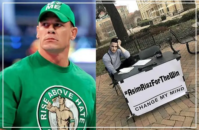 WWE  सुपरस्टार जॉन सीना ने शेयर की असीम की फोटो इस कमेंट के साथ