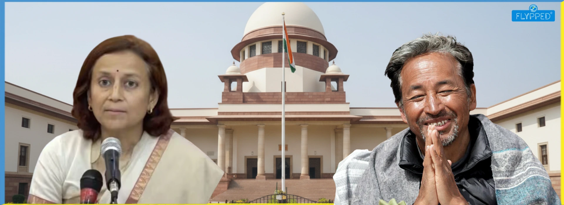 Sonam Wangchuk Supreme Court Case : सोनम वांगचुक की गिरफ्तारी पर पत्नी सुप्रीम कोर्ट पहुँचीं!